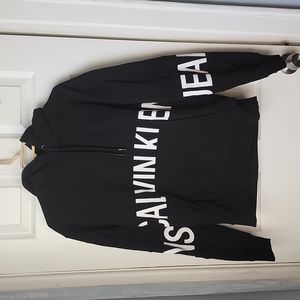 Calvin Klein Jeans Spellout Blocking Hoodie